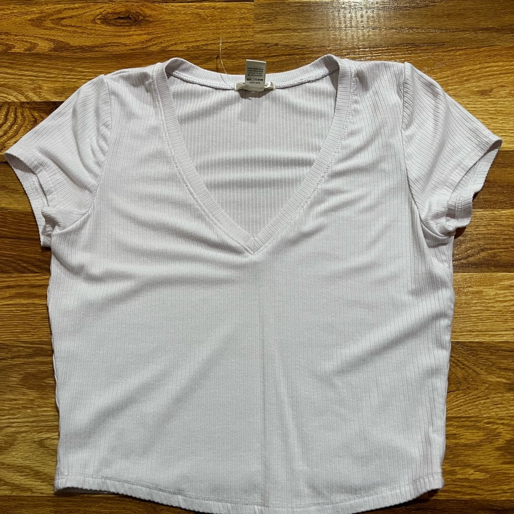 Ardene white crop top
